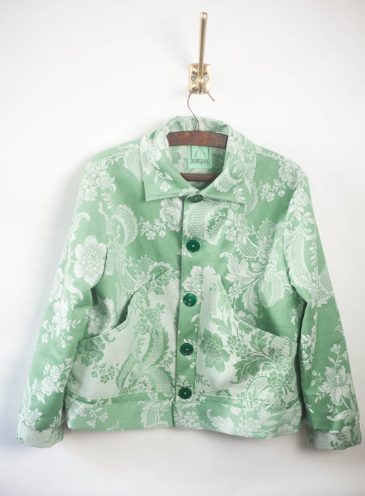 Veste Jacquard verte - L