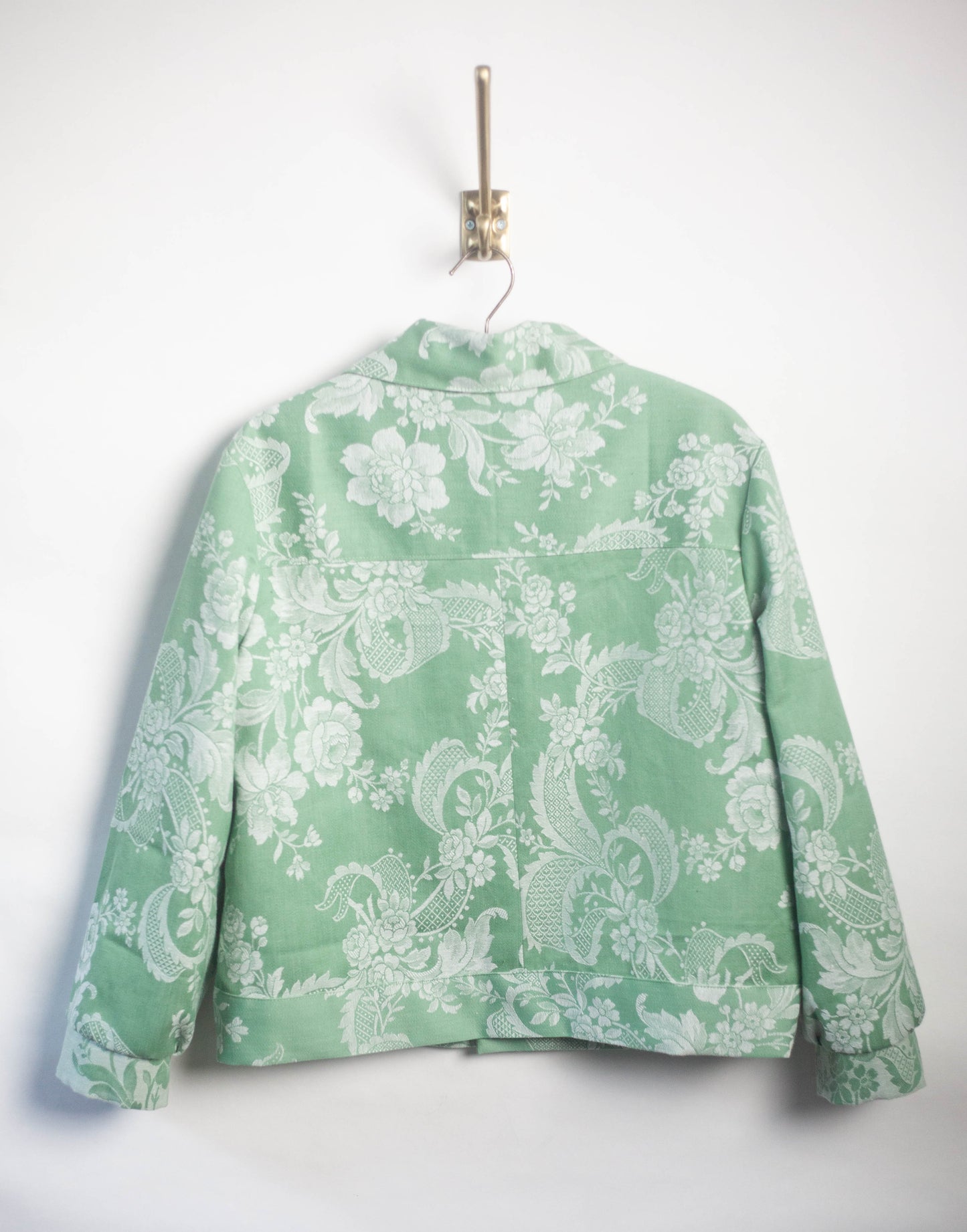 Veste Jacquard verte - L