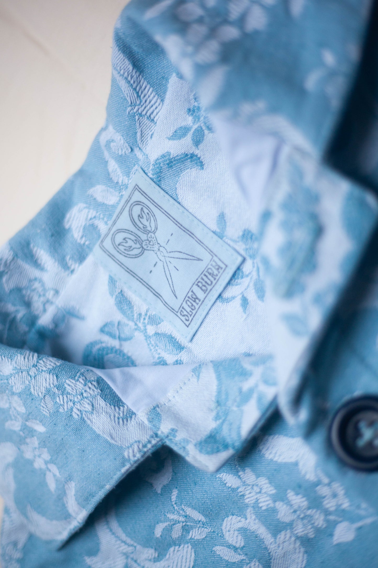 Veste Jacquard bleu