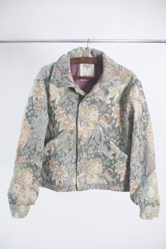 Veste tapisserie bleu L / XL