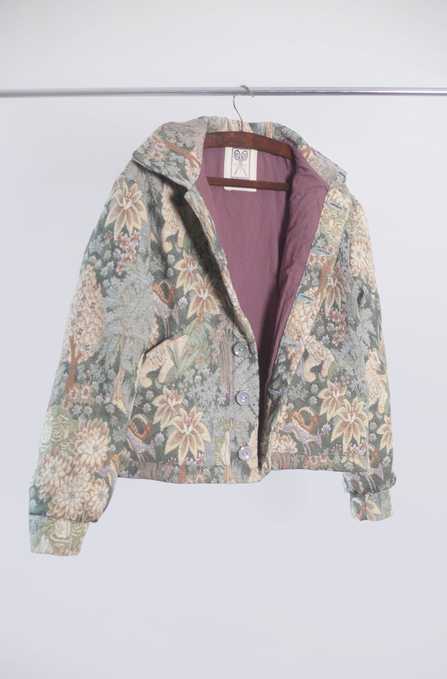 Veste tapisserie bleu L / XL