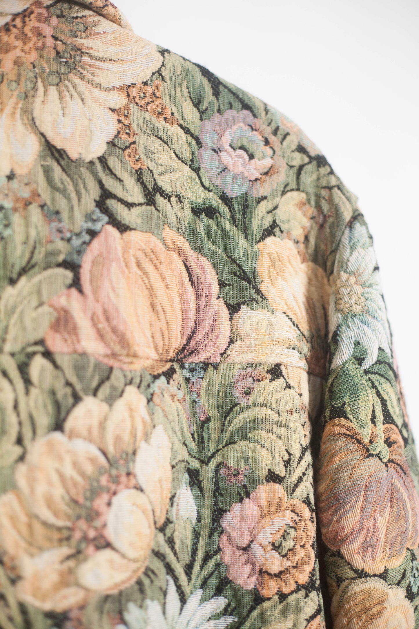 Veste tapisserie à fleurs L / XL