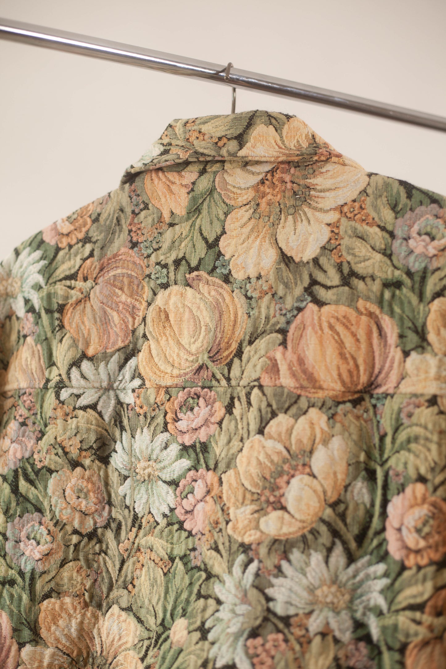 Veste tapisserie à fleurs L / XL