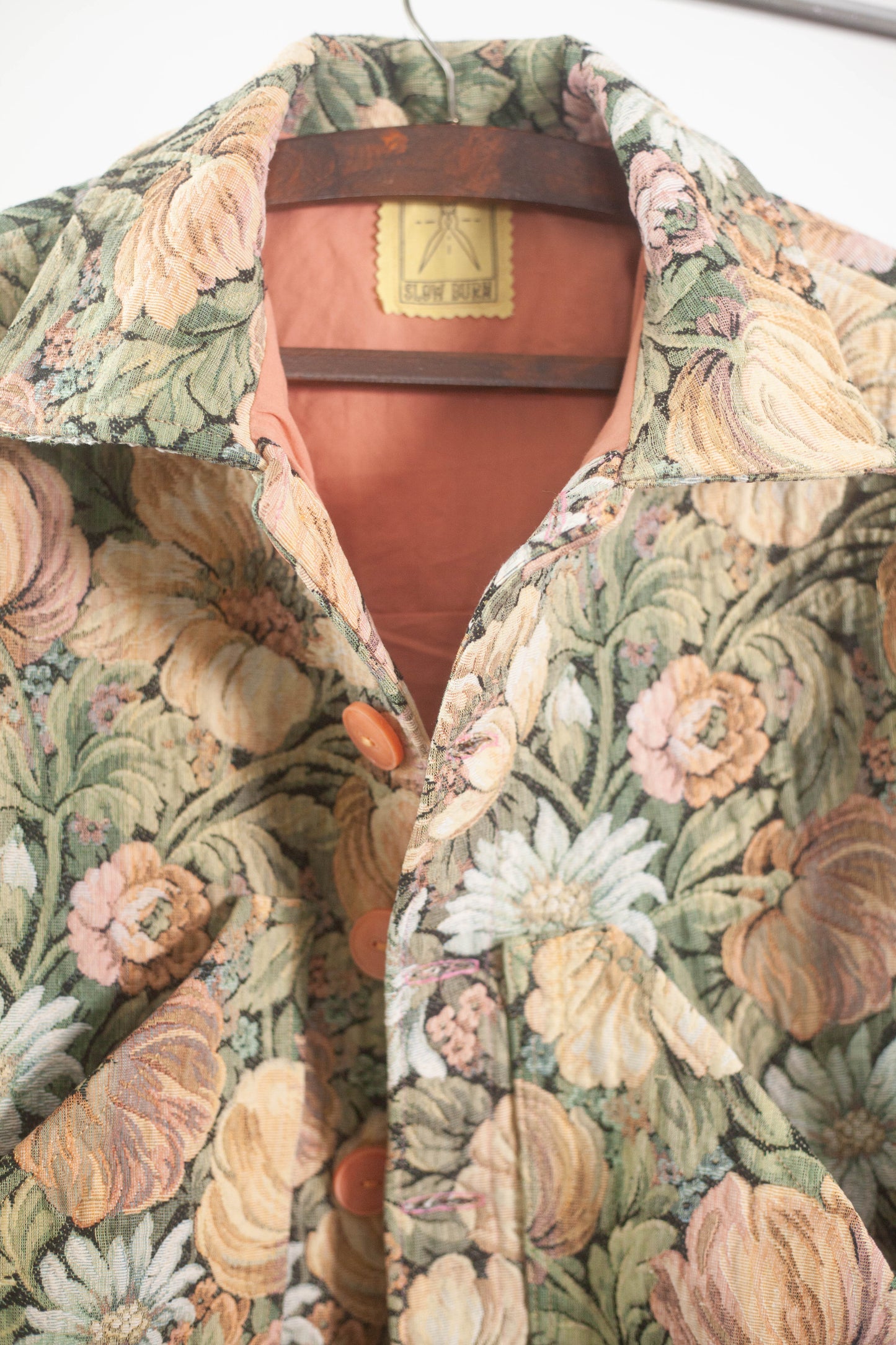 Veste tapisserie à fleurs L / XL