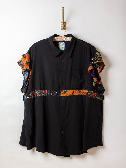 Robe-chemise upcyclée L-XXL